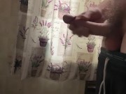 Risky cumshot at grandmas!