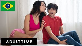 ADULT TIME - Eliza Ibarra Puts Wrong Glasses &amp; Fucks Her Stepbro Instead Of BF! PORTUGUESE SUBTITLES