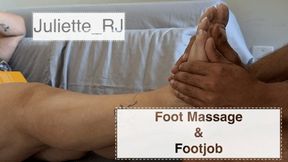 Juliette_rj Delicious Foot Massage Session Ending on a Rewarding FootJob Experience - FOOT MASSAGE - FOOTJOB - FOOT MASTURBATION - CUM SHOT - ORGASM