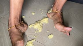 Feet humiliation hot Indian Tamil girl foot