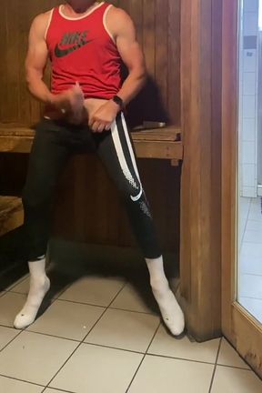 Dilf Jockdad87 Is Horned up in the Sauna Again!
