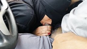 Stopped the car to fuck a girl in hijab