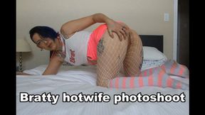 Foxxy Boots BTS Photoshoot Bratty Hotwife