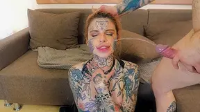 Russian Tattooed Whore Goes Wet, Polina Ice, 2on1, ATM, Balls Deep Anal, DP, Rough Sex, Pee Drink RPH001 - PissVids