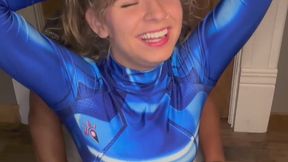 Lotus pose samus tickle