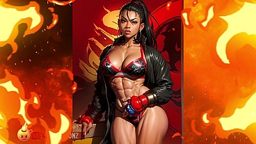 Ai generated Hellfire Girlz hot as hell big ass photoshoot