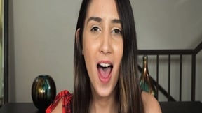 Sexy stepsister grinds her tight pussy on stepbros dick