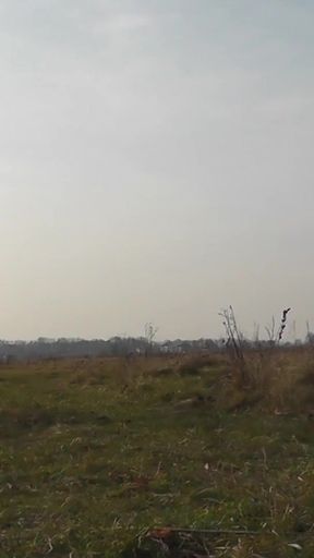 Jaw-dropping moment from &quot;Naked in public. Outdoors sexy woman Milf without panties and bra playing sports Outside. Natural&quot;