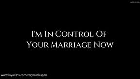 In Control Of Your Marriage Now
