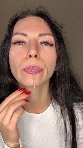 Lipstick Fetish, Spit & Control for Weak Slaves