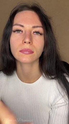 Lipstick Fetish, Spit & Control for Weak Slaves