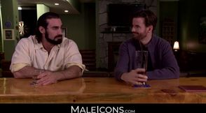 MaleIcons.com - Straight guy Brendan's surprising enjoyment of another man's blowjob