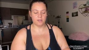BBW Squishing Cheesecake