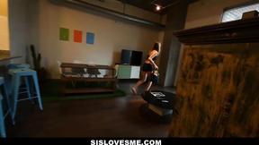 ”Hot sister banged by stepbrother for webcam show”