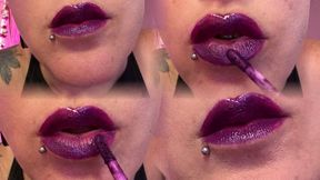 purple lip gloss [4k]