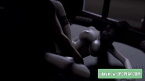 Asian bombshell gets her huge tits fucked hard