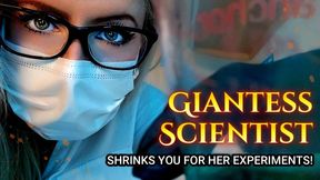 Giantess Scientist Gassy Lab Fart Jar Shrinking Experiment