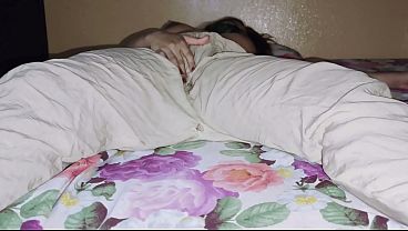 Stepsister invites me to share her bed in the bedroom