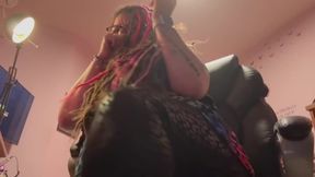 Brazilian BBW Goddess Milf Farting On Your Face Humiliating You - Human Ashtray