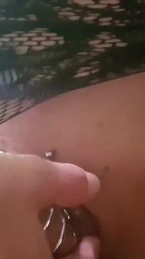 Fuck him while he's in chastity!