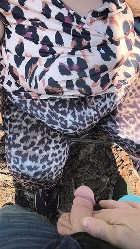 Whore Thought She Was Alone in the Woods She Sucks This Strangers Big Fat Bone Oops What&#039;s That on Her Ass?