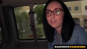 BangbrosPassword.com - Scarlett gets her pussy banged in the city bus by a stranger