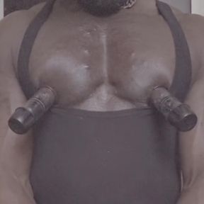 Tit Pump &amp; Black Muscle Butt Prostate Hit