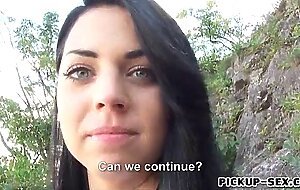 Big boobs eurobabe suzy fox fucked in public for cash