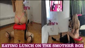 Eating Lunch On The Smother Box (With Silent Farts) - {SD}