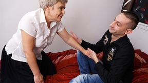 ”Horny grandma doing her toy boy”