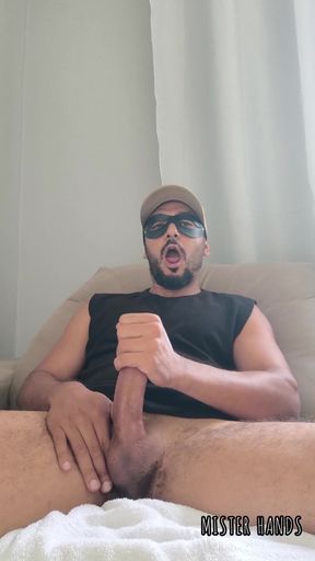 Male solo boy moaning horny until he cums a lot   Clip 1