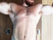 Big Dick Bodybuilder Sweaty Naked Posing OnlyfansBeefBeast Wes Norton