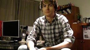 Floppy-Haired Twink Cums All Over My Face – Debt Dandy POV