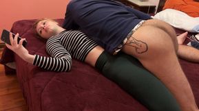 Young Step-mom in Yoga Pants: Ignoring Step-son Dry Hump Pt2