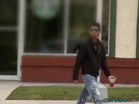 Bony Hispanic first-timer lusty Hookup Outside