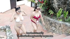 Farm Milf Lesbians fuck with sexy experienced pussies