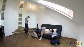 ”Hoe rides stranger's phallus while cuckold watches this”