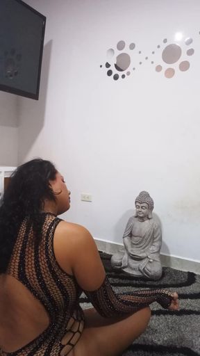 Hot friend sends me video in lingerie.