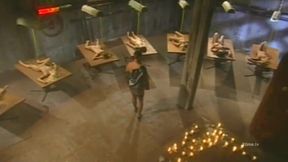 Brunette hottie unbound and fucked