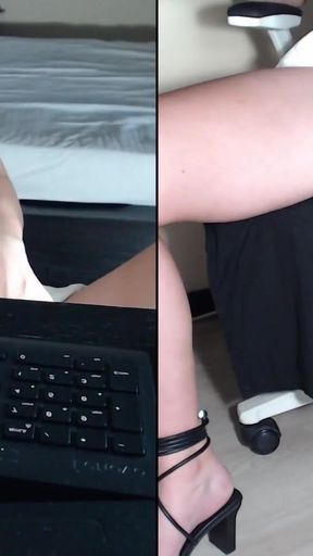 Captivating moment from &quot;Livecam - MILF Makes You Cum With Countdown&quot;