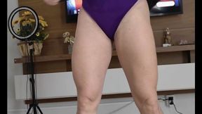 Display of strength and muscles.