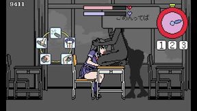 [hentai Game A Man Who Can Stop Time. Pixel Animation Erotic Game