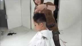 Japanese Girl Headshave