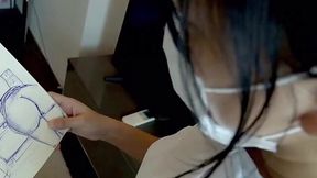 Myanmar teacher sits her ass on her student's face POV