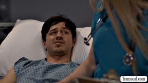 Why Dont You Suck My Cock TS Nurse So I Can Recover