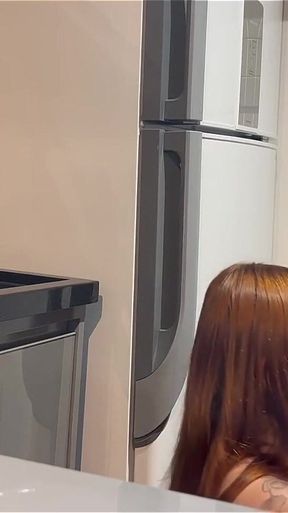 Neighbor Catches Me in the Kitchen, Eats Me and Makes Me Breastfeed