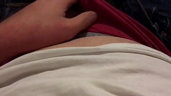 rubbing my hard cock