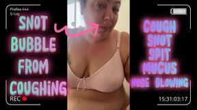 Snot Bubbles & Belly Jiggles – Unfiltered Messy Morning | Gross-Out Fetish Session - No Makeup