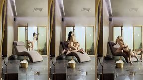 lesbian steaming room fun