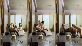 lesbian steaming room fun